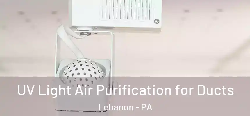 UV Light Air Purification for Ducts Lebanon - PA